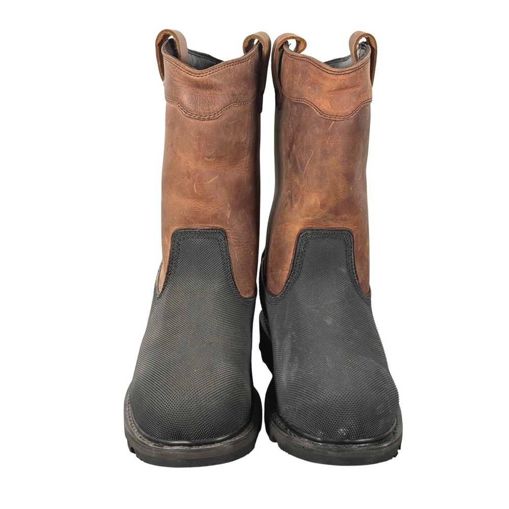 LaCrosse Highwall Wellington 11 Brown Leather Work Boots Mens 9.5 00552080